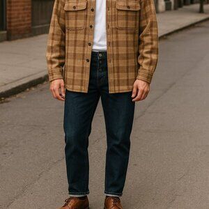 COS Men's Dark Denim Slim Mid Rise Regular Jeans 30/32 Buttonfly NWoT